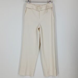 Club Monaco Wool Blend Belted Trousers